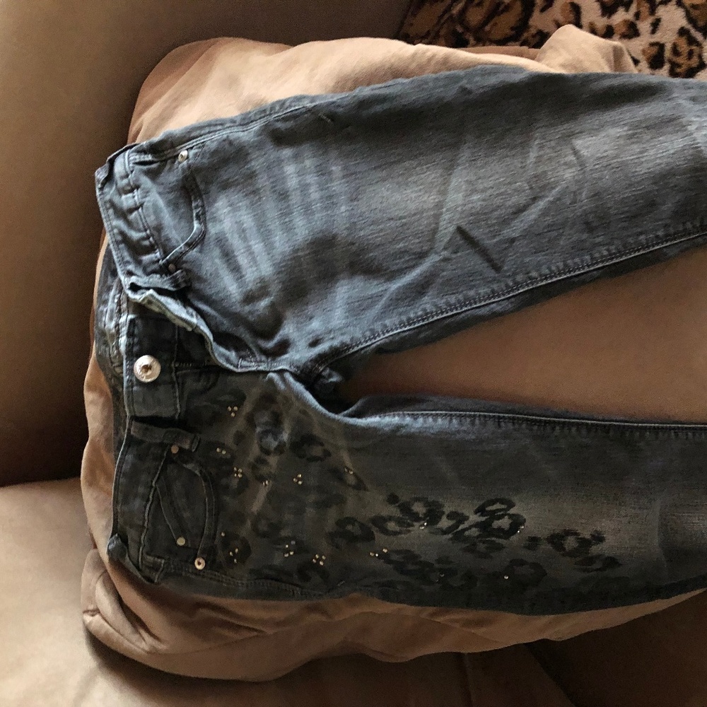 Animal print Jeans